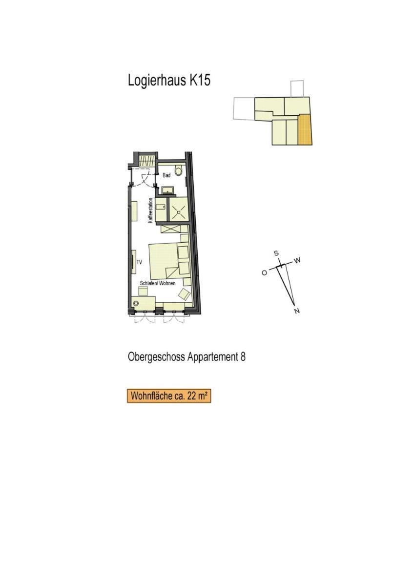 Logierhaus K15 Appartement 8 Borkum Exteriör bild